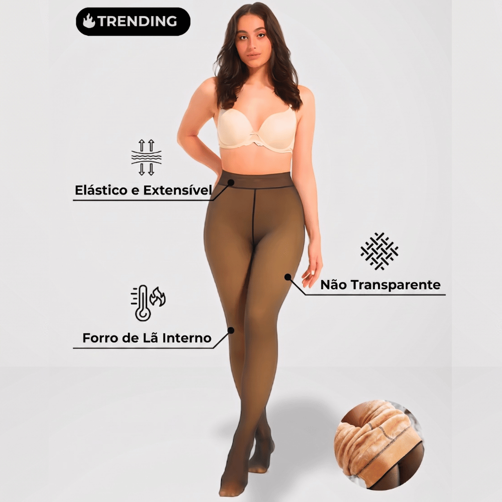 Meia-Calça Peluciada Glamour